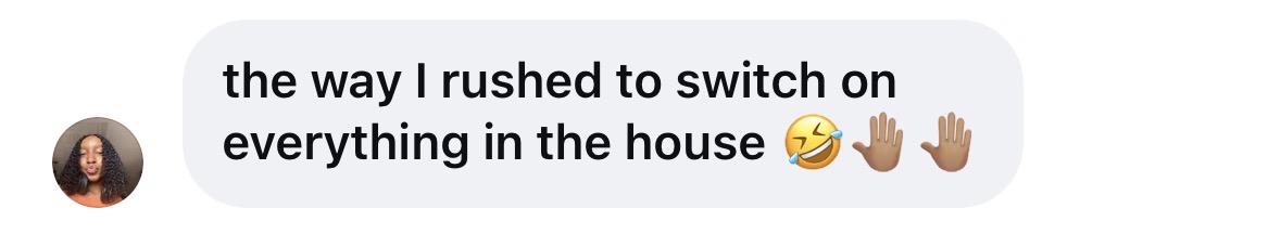 Customer testimonial screenshot